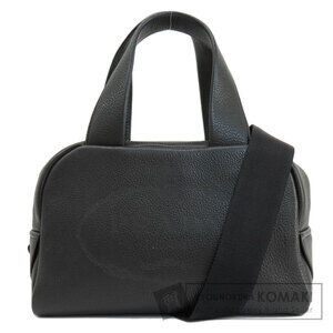 Prada Punching Logo Handbag Calfskin